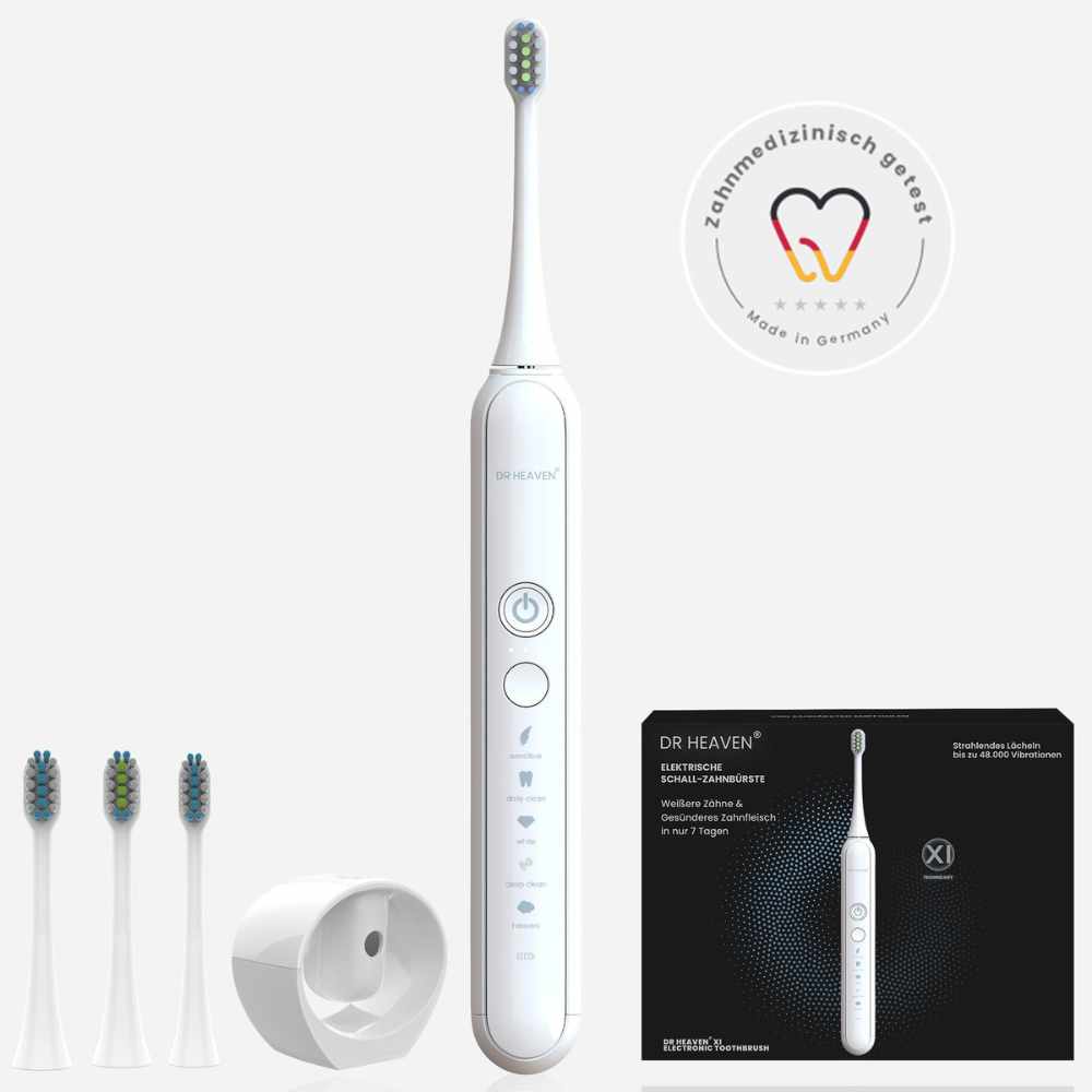 Xi Schallzahnbürste – Professional Set (Inkl. Soft, Medium & Hard Aufsatz)
