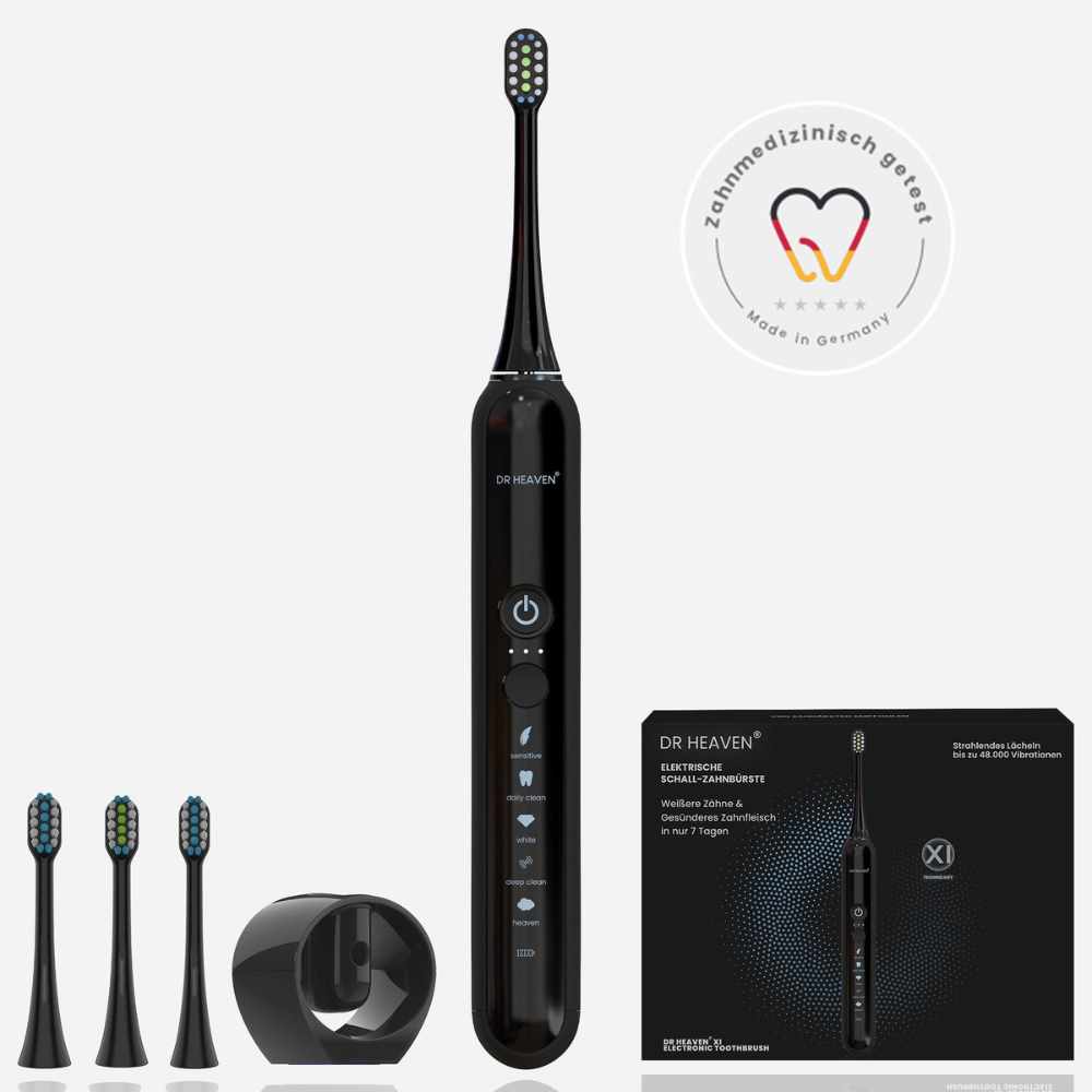 Xi Schallzahnbürste – Professional Set (Inkl. Soft, Medium & Hard Aufsatz)